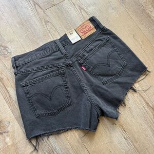 NWT Levi's Women's Black Denim Shorts